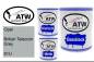 Preview: Opel, British Telecom Grey, 91U: 1L Lackdose + 1L Klarlack + 500ml Härter - Set, von ATW Autoteile West.